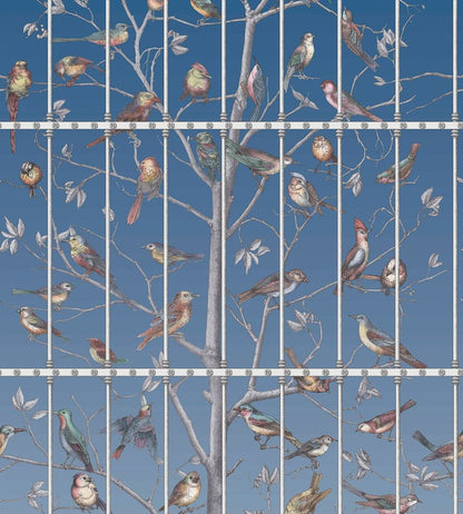 Uccelli Mural by Cole & Son Cerulean Sky