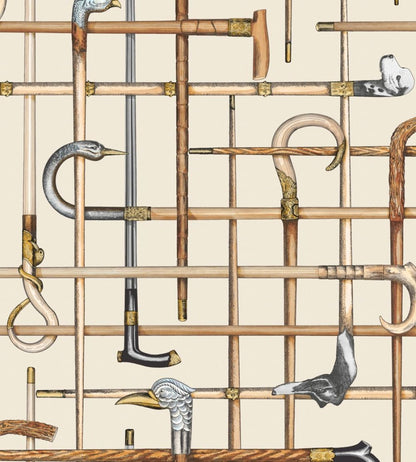 Bastoni Wallpaper by Cole & Son Cream