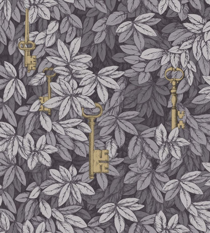 Chiavi Segrete Wallpaper by Cole & Son Slate Blue and Grey