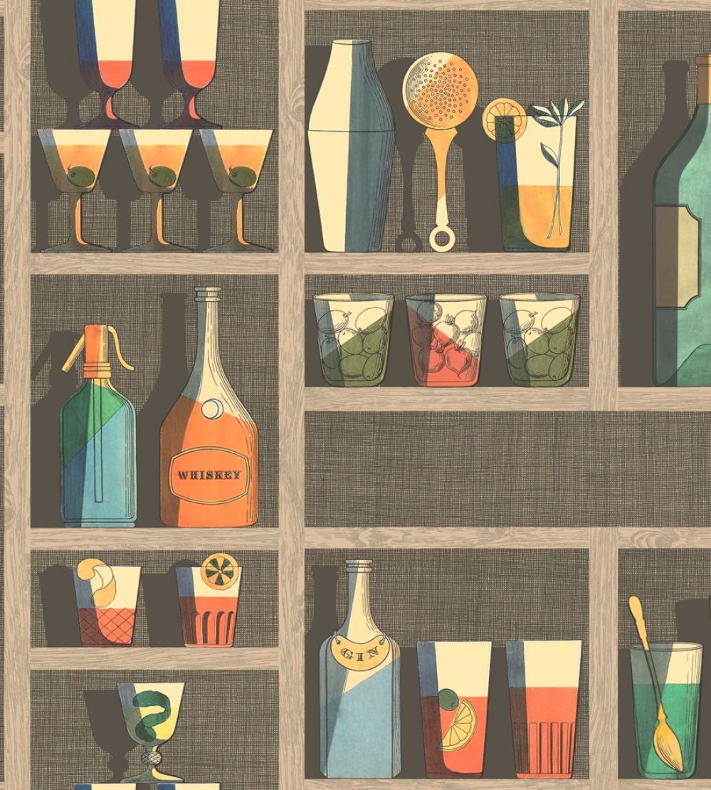 Cocktails Wallpaper by Cole & Son Multi