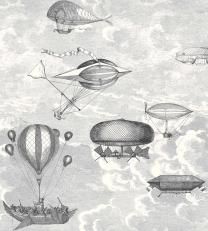 Macchine Volanti Wallpaper by Cole & Son Soot and Snow