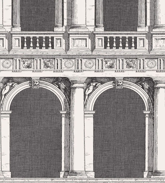 Procuratie Wallpaper by Cole & Son Black and White