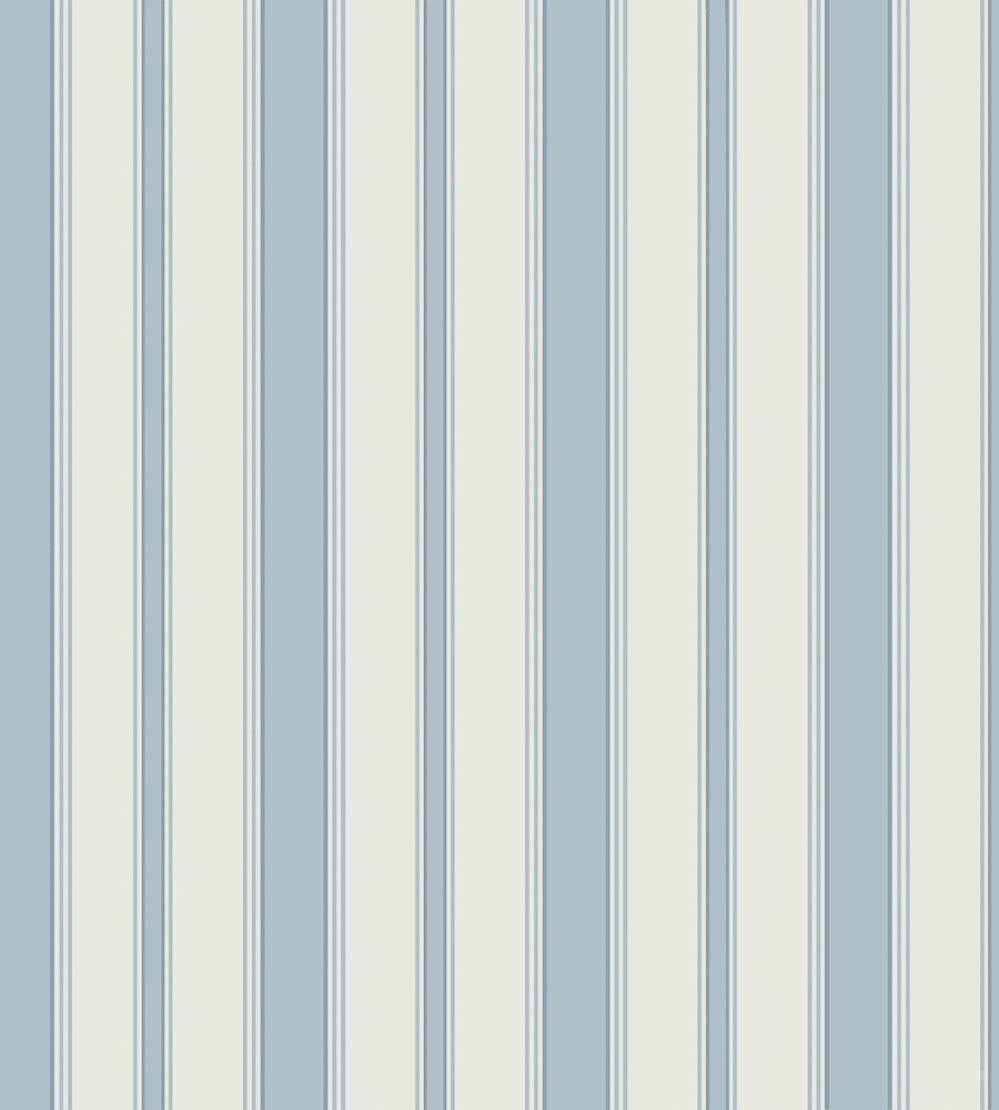 Cambridge Stripe Wallpaper by Cole & Son Pale Blue