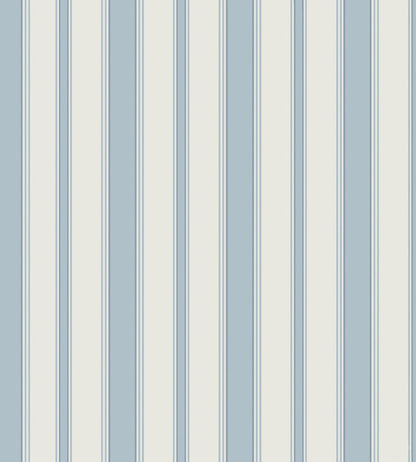 Cambridge Stripe Wallpaper by Cole & Son Pale Blue