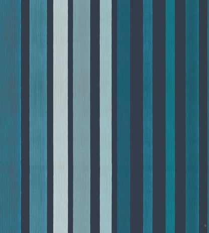 Carousel Stripe Wallpaper by Cole & Son Blue