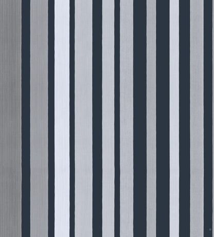 Carousel Stripe Wallpaper by Cole & Son Grey