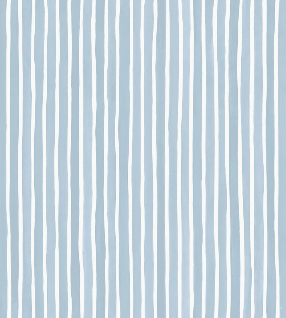 Croquet Stripe Wallpaper by Cole & Son Blue