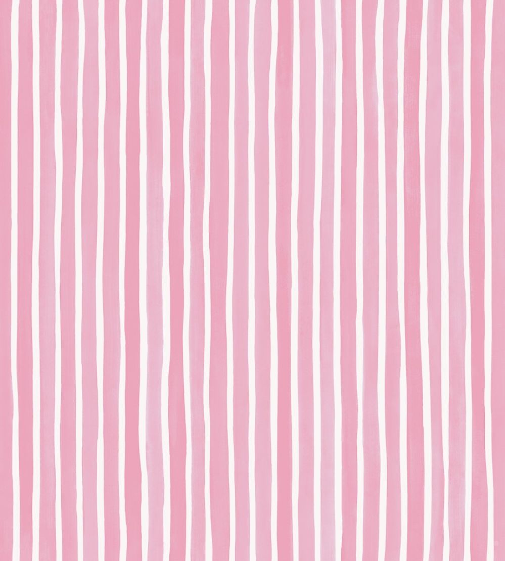 Croquet Stripe Wallpaper by Cole & Son Soft Pink