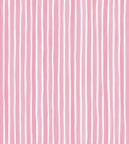 Croquet Stripe Wallpaper by Cole & Son Soft Pink