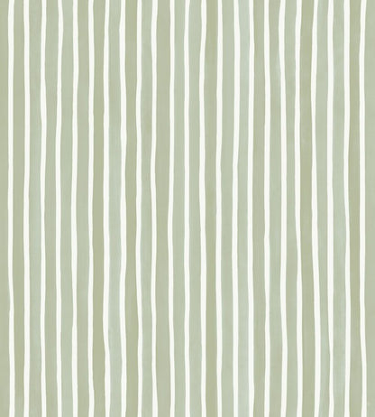 Croquet Stripe Wallpaper by Cole & Son Olive