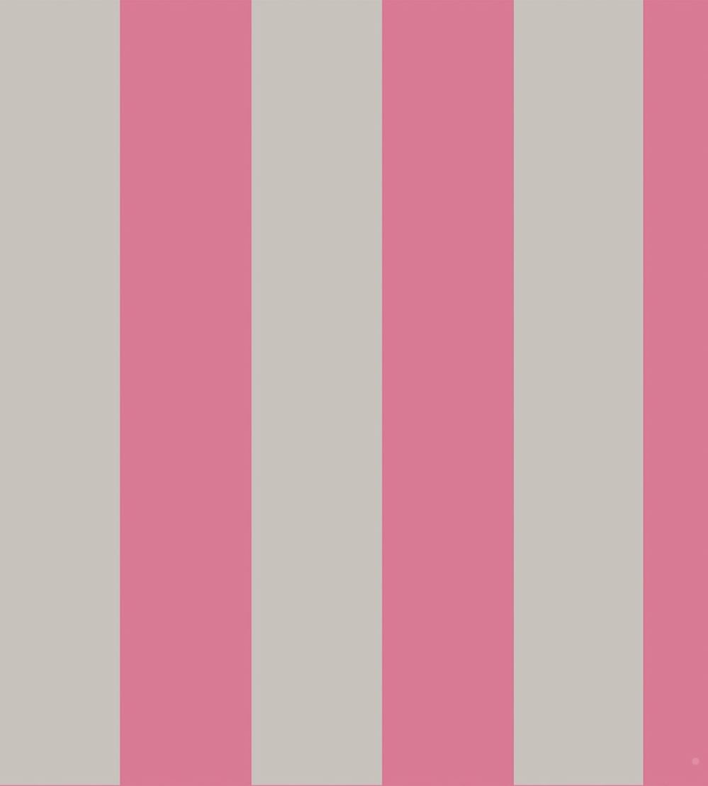 Glastonbury Stripe Wallpaper by Cole & Son Pink/Linen