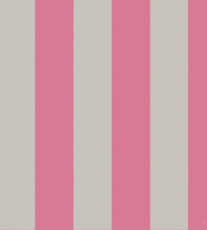 Glastonbury Stripe Wallpaper by Cole & Son Pink/Linen