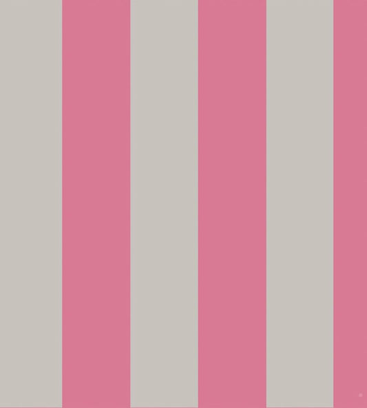Glastonbury Stripe Wallpaper by Cole & Son Pink/Linen