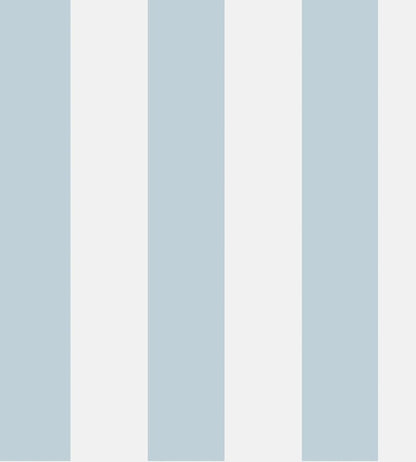 Glastonbury Stripe Wallpaper by Cole & Son Pale Blue