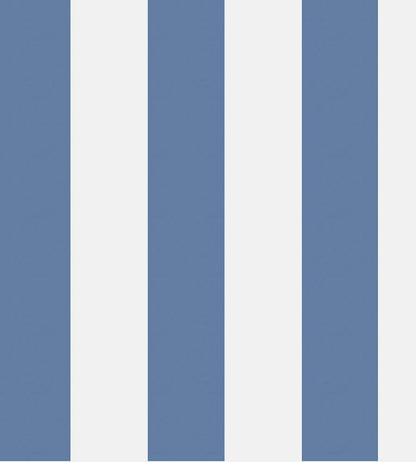 Glastonbury Stripe Wallpaper by Cole & Son Nautical Blue