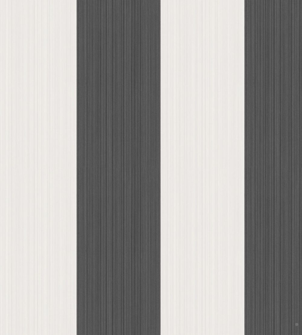 Jaspe Stripe Wallpaper by Cole & Son Black/White