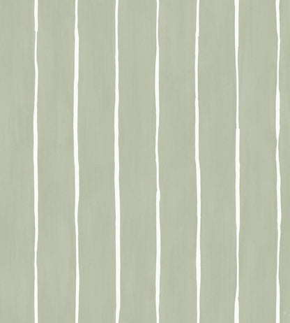 Marquee Stripe Wallpaper by Cole & Son Soft Olive