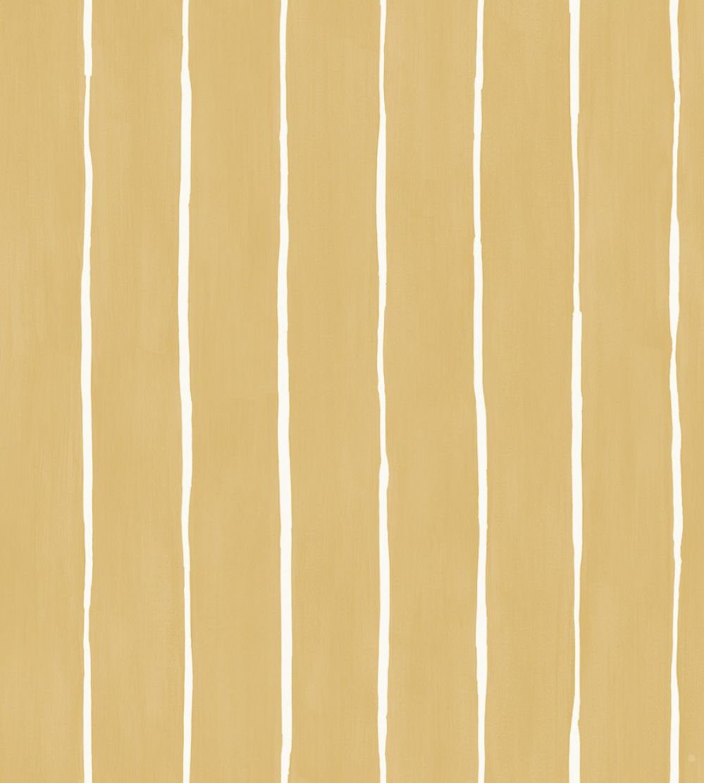 Marquee Stripe Wallpaper by Cole & Son Mustard