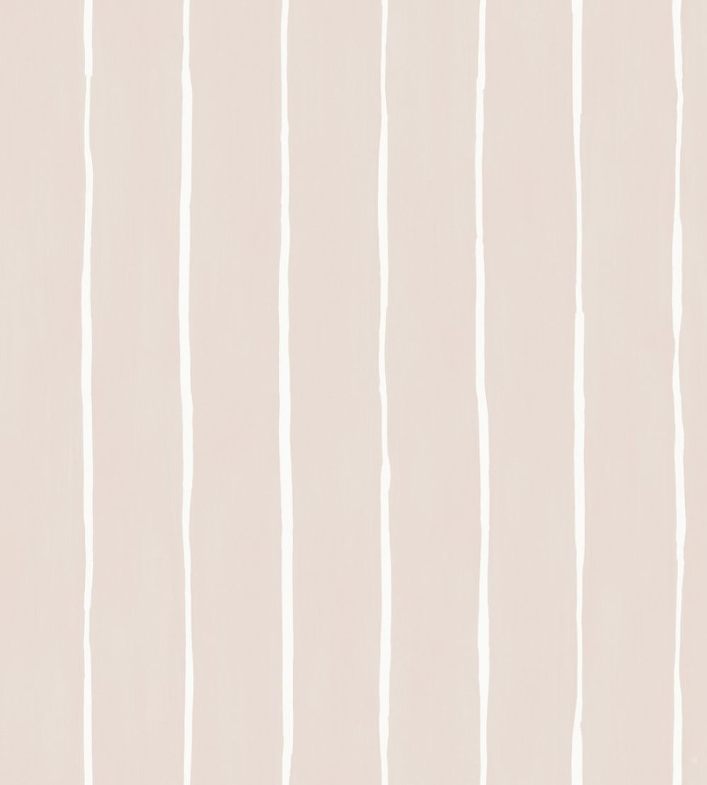 Marquee Stripe Wallpaper by Cole & Son Soft Pink