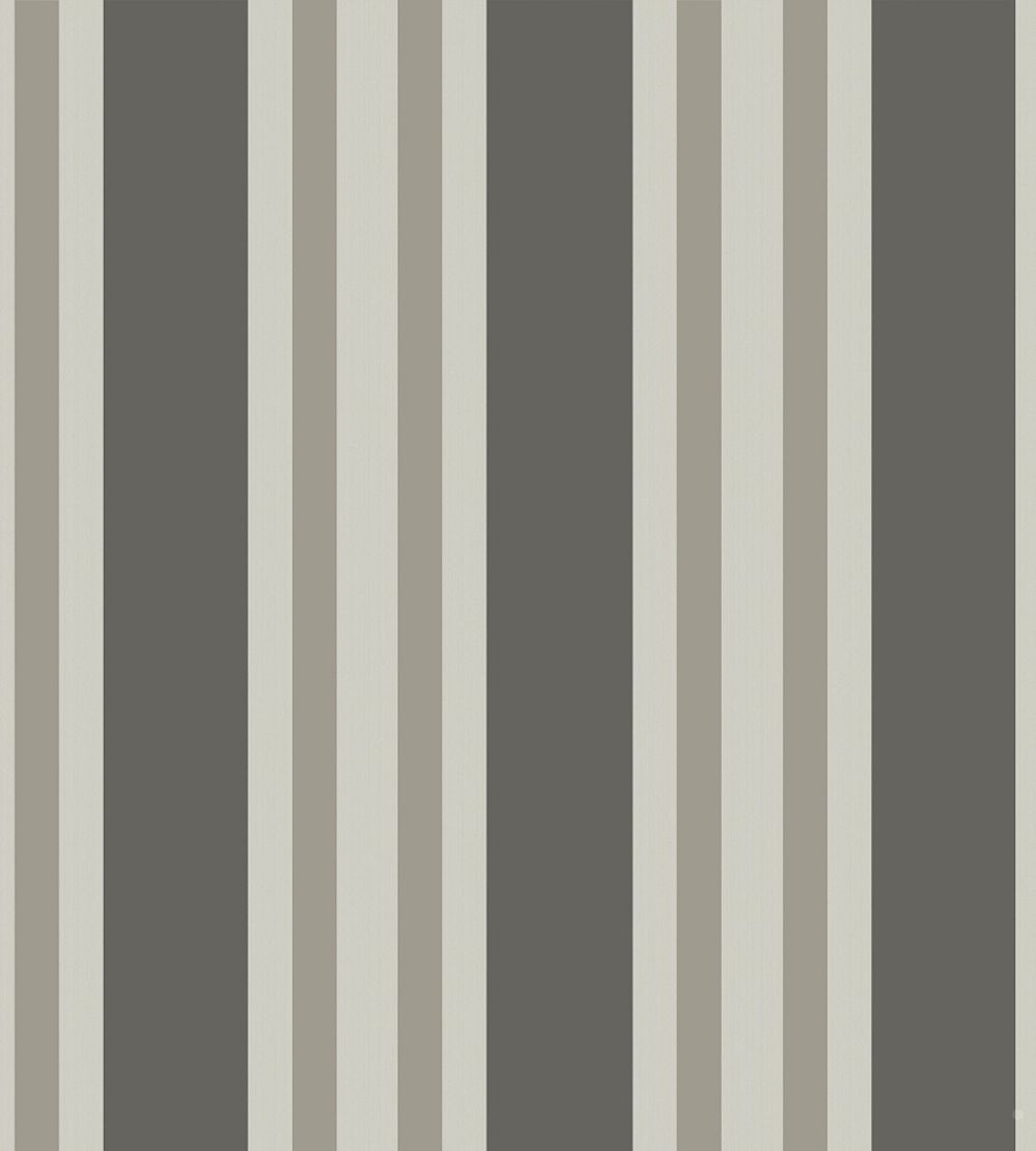 Polo Stripe Wallpaper by Cole & Son Black/White