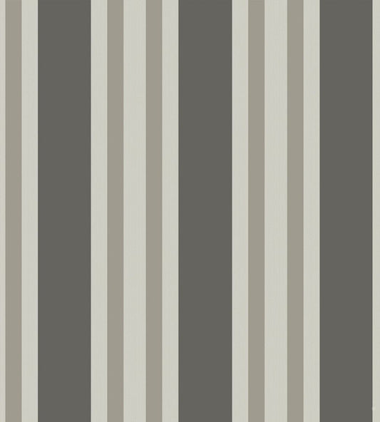 Polo Stripe Wallpaper by Cole & Son Black/White