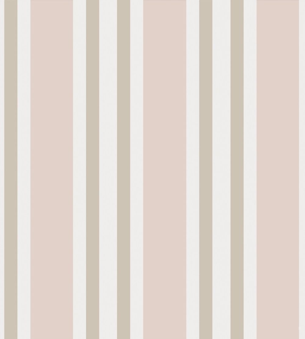 Polo Stripe Wallpaper by Cole & Son Soft Pink