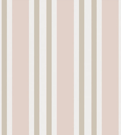 Polo Stripe Wallpaper by Cole & Son Soft Pink