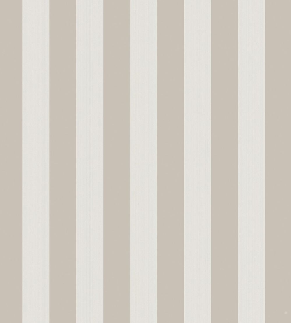 Regatta Stripe Wallpaper by Cole & Son Stone/Parchment