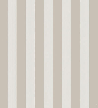 Regatta Stripe Wallpaper by Cole & Son Stone/Parchment