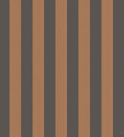 Regatta Stripe Wallpaper by Cole & Son Tan/Black