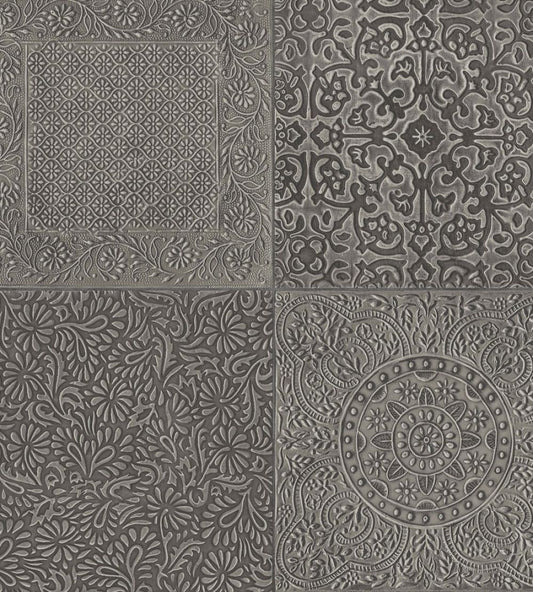 Bazaar Wallpaper by Cole & Son Pewter