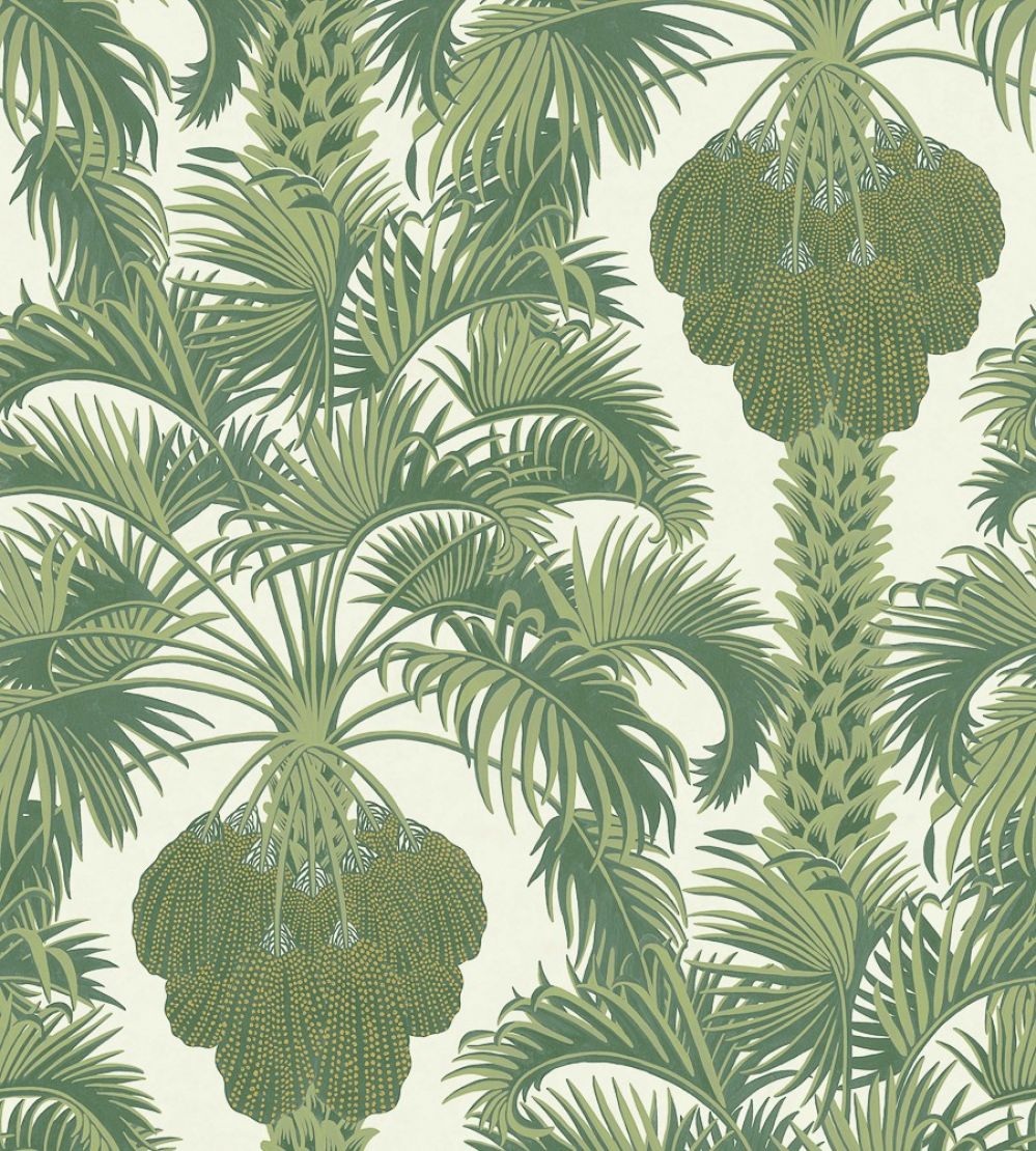 Hollywood Palm Wallpaper by Cole & Son Leaf Green