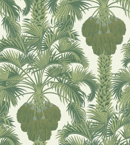 Hollywood Palm Wallpaper by Cole & Son Leaf Green