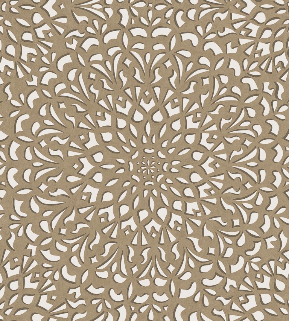 Medina Wallpaper by Cole & Son Gilver/Parchment