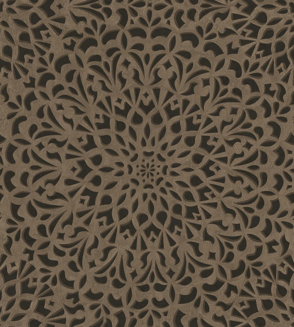 Medina Wallpaper by Cole & Son Pewter/Charcoal