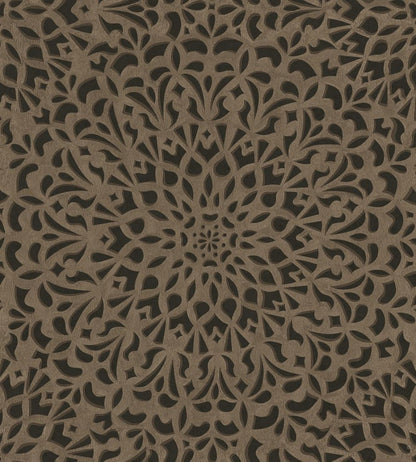Medina Wallpaper by Cole & Son Pewter/Charcoal