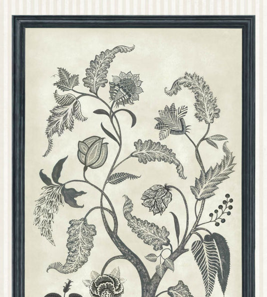 Trees of Eden Paradise Mural by Cole & Son Charcoal/Parchment