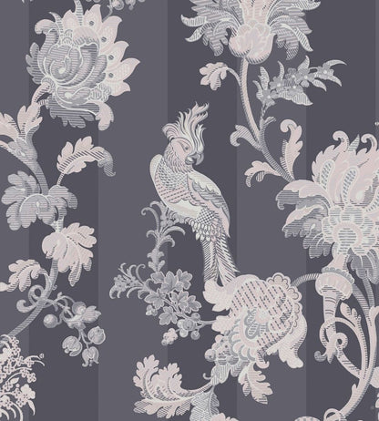 Zerzura Wallpaper by Cole & Son Slate Grey/Blush Pink