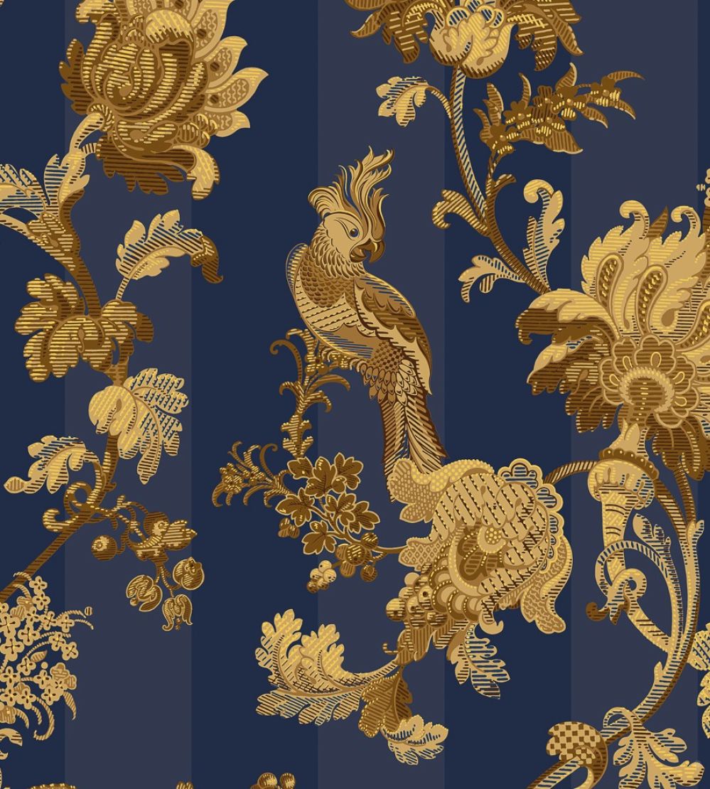 Zerzura Wallpaper by Cole & Son Royal Blue/Gold