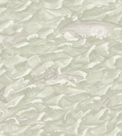Melville Wallpaper by Cole & Son Green