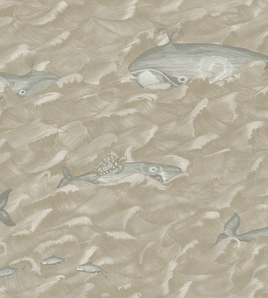 Melville Wallpaper by Cole & Son Pearl
