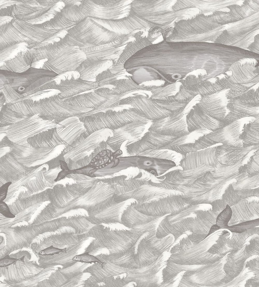 Melville Wallpaper by Cole & Son Black & White