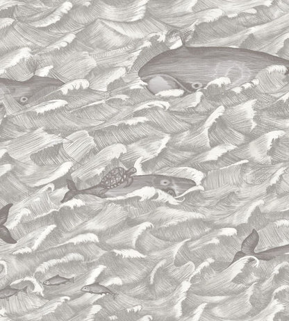 Melville Wallpaper by Cole & Son Black & White
