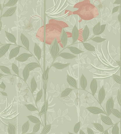 Nautilus Wallpaper by Cole & Son Soft Green