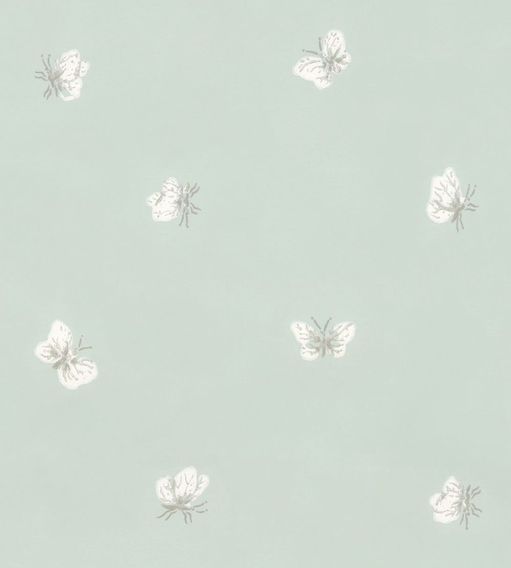 Peaseblossom Wallpaper by Cole & Son Duck Egg