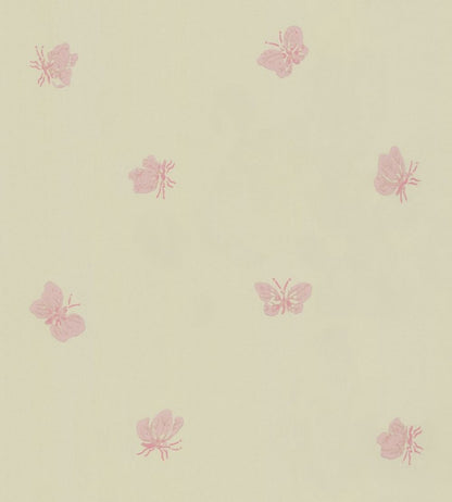 Peaseblossom Wallpaper by Cole & Son Linen & Pink