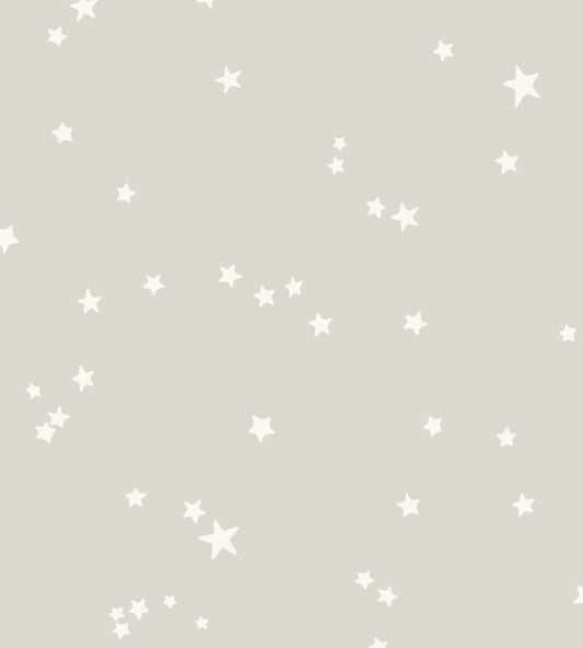 Stars Wallpaper by Cole & Son Grey & White
