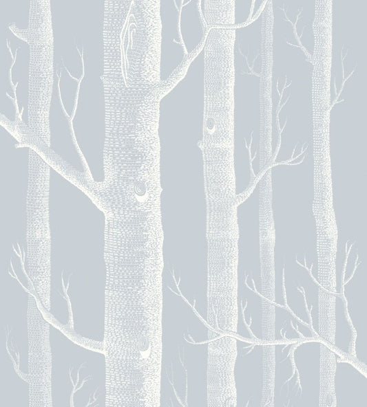Woods Wallpaper by Cole & Son Powder Blue