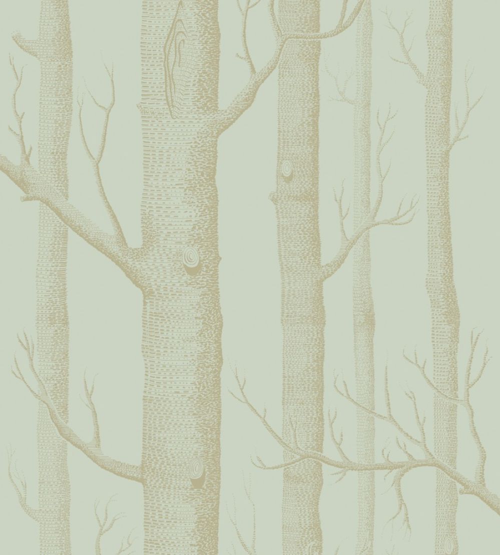 Woods Wallpaper by Cole & Son Green & Gold