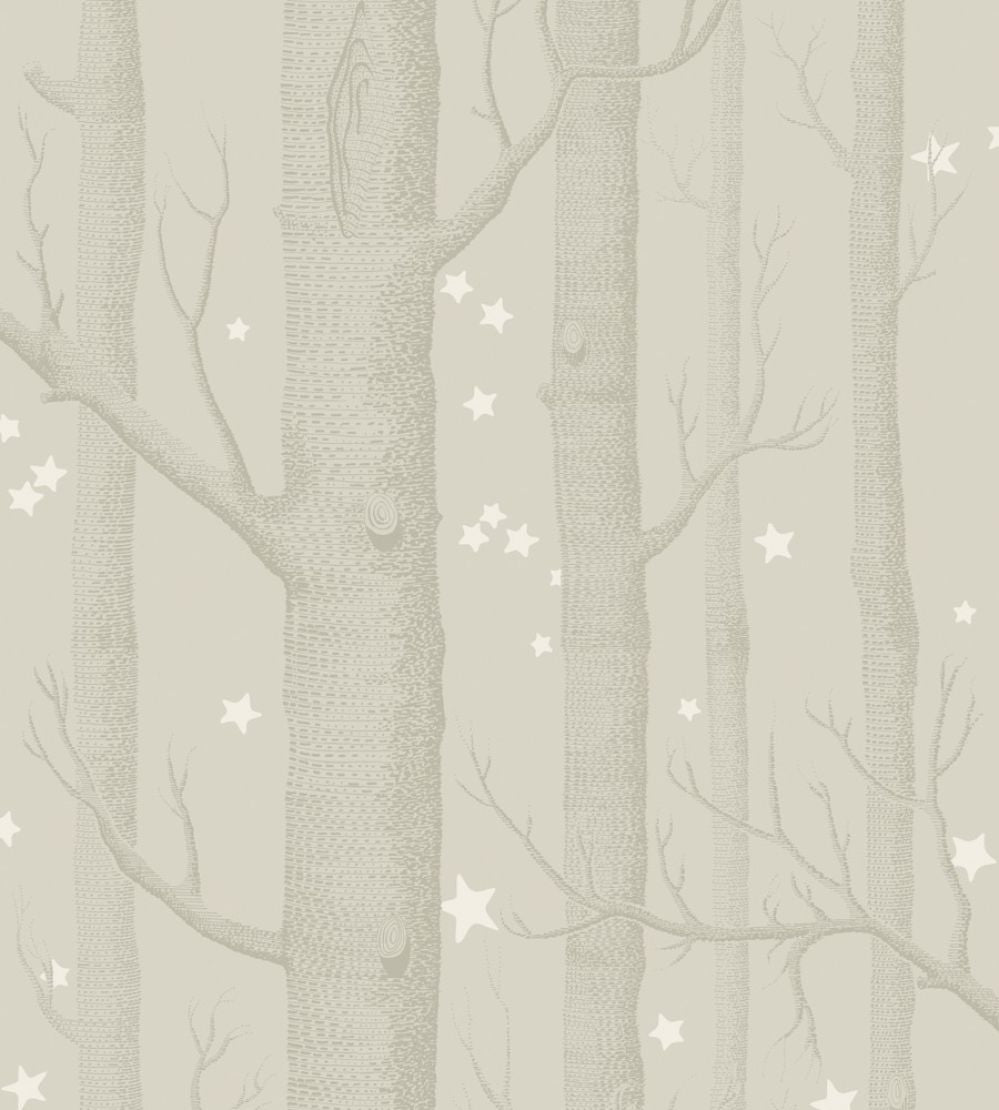 Woods & Stars Wallpaper by Cole & Son Grey